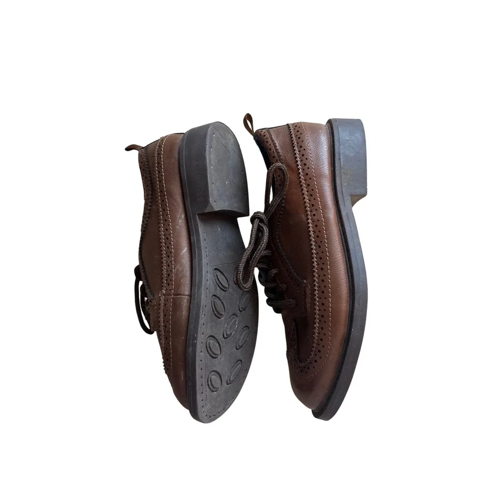 Carter's Boys‎ Brown Wingtip Lace Up Dress Shoes Size 1